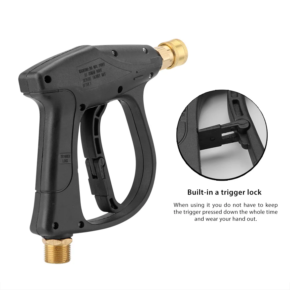 High pressure 3000PSI Car washer spray gun with quick release adapter Snow foam lance cannon set