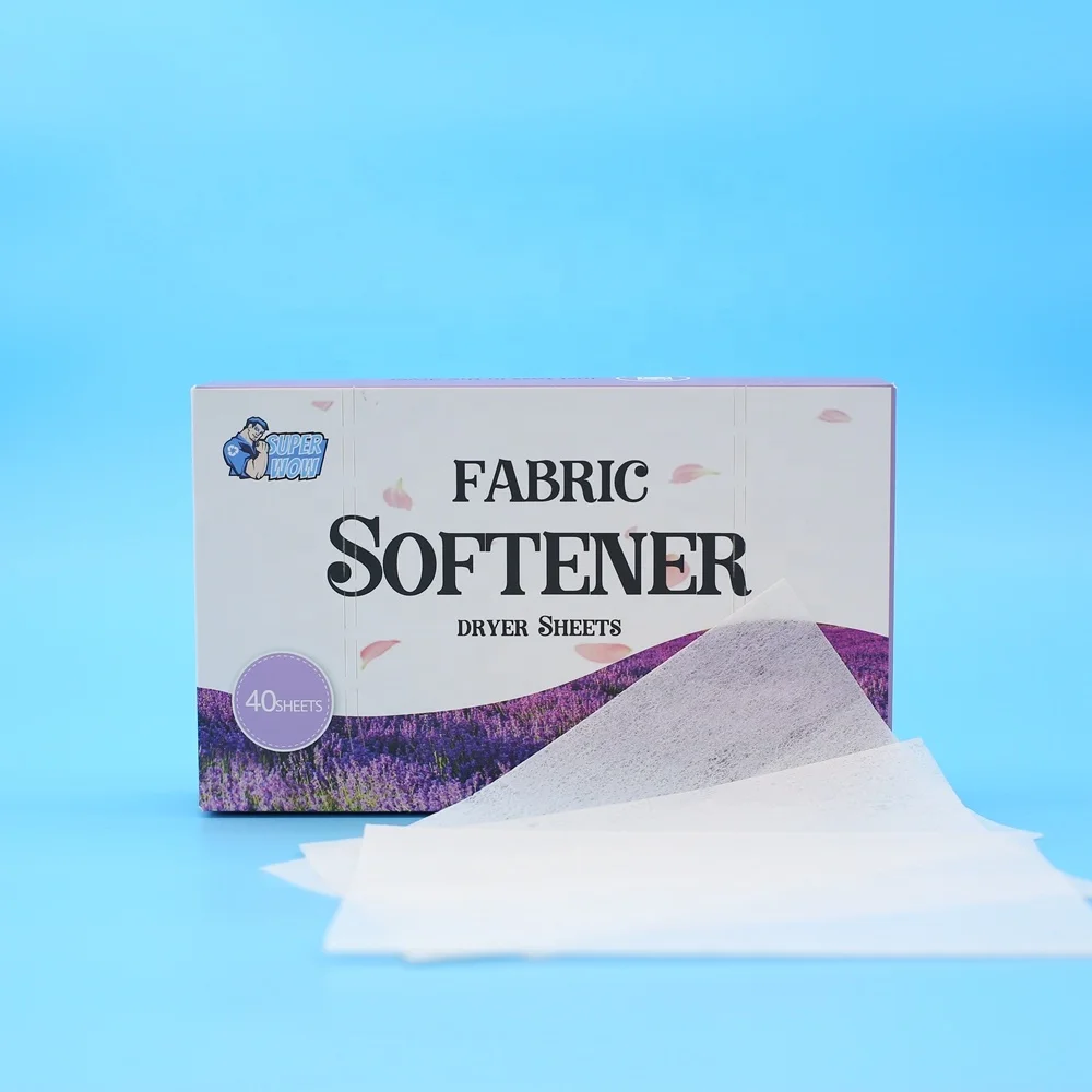 Factory Direct Sale Dryer Sheets Clothing Antistatic And Removing Wrinkles Softener Dryer Sheets For Pet Using Customized