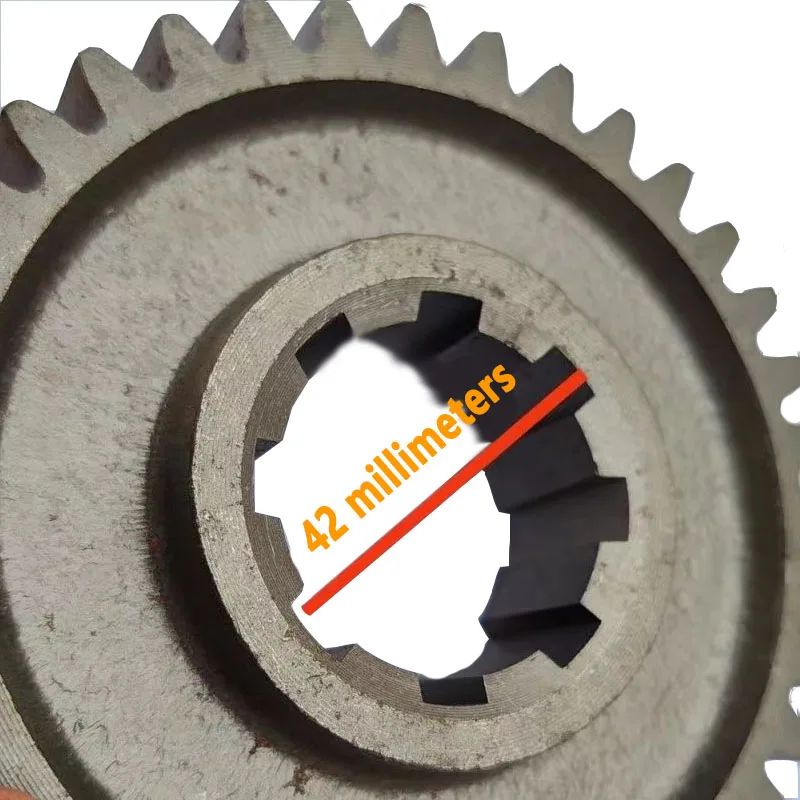 101 rotary tiller gear with 36 teeth and 8 splines inside