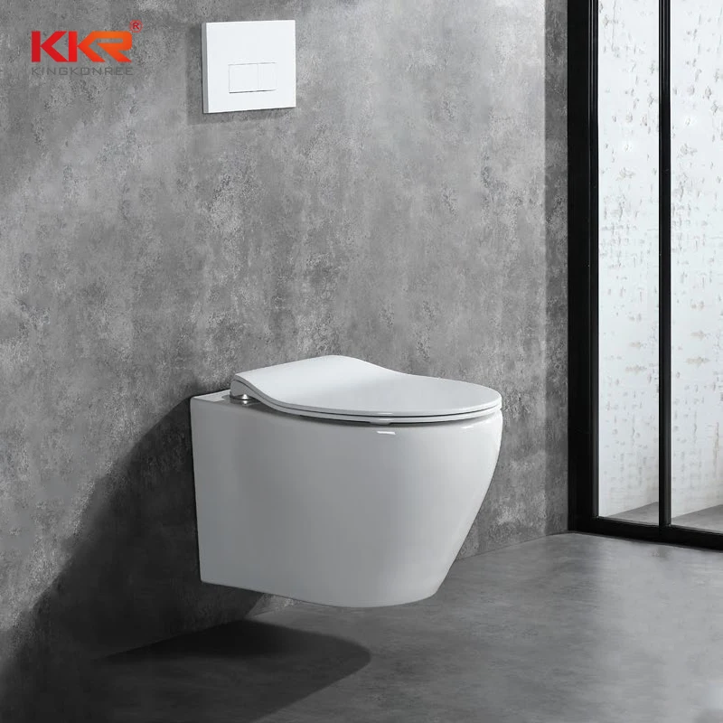 Toilette Bowl Wc Suspend Modern Hanging Mount Water Closet Rimless Floating Ceramic Wall Hung Toilet