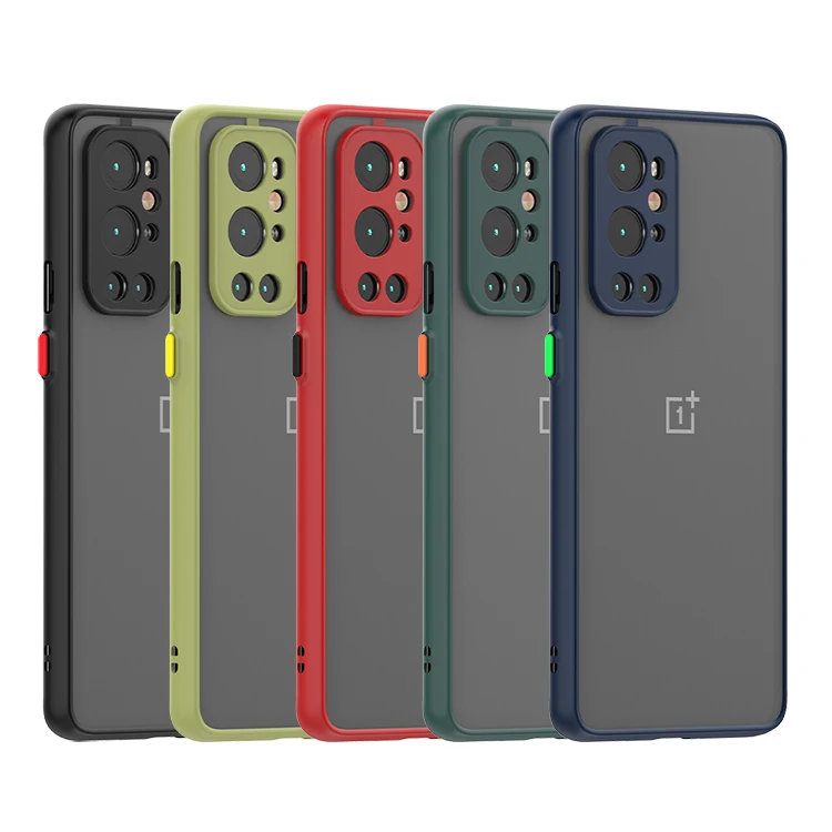 Чехол для One Plus Nord 2 5G с защитой камеры, чехол для сотового телефона, двухцветный Прозрачный матовый чехол из ТПУ для мобильного телефона