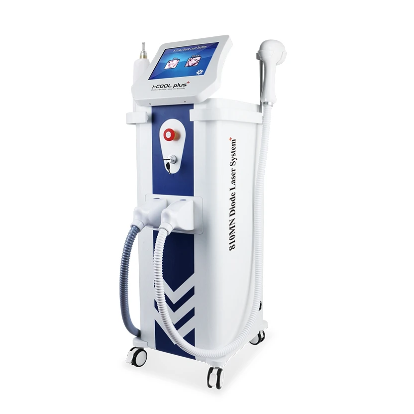 2 In 1 Hair Removal Diode Remove Tattoo Skin Rejuvenation 810nm Laser Hair Removal Machine