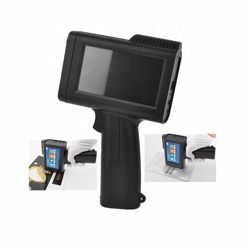 Good Feedback Auto Parts Handheld Continuous Inkjet Marker Printers For Catering Industry