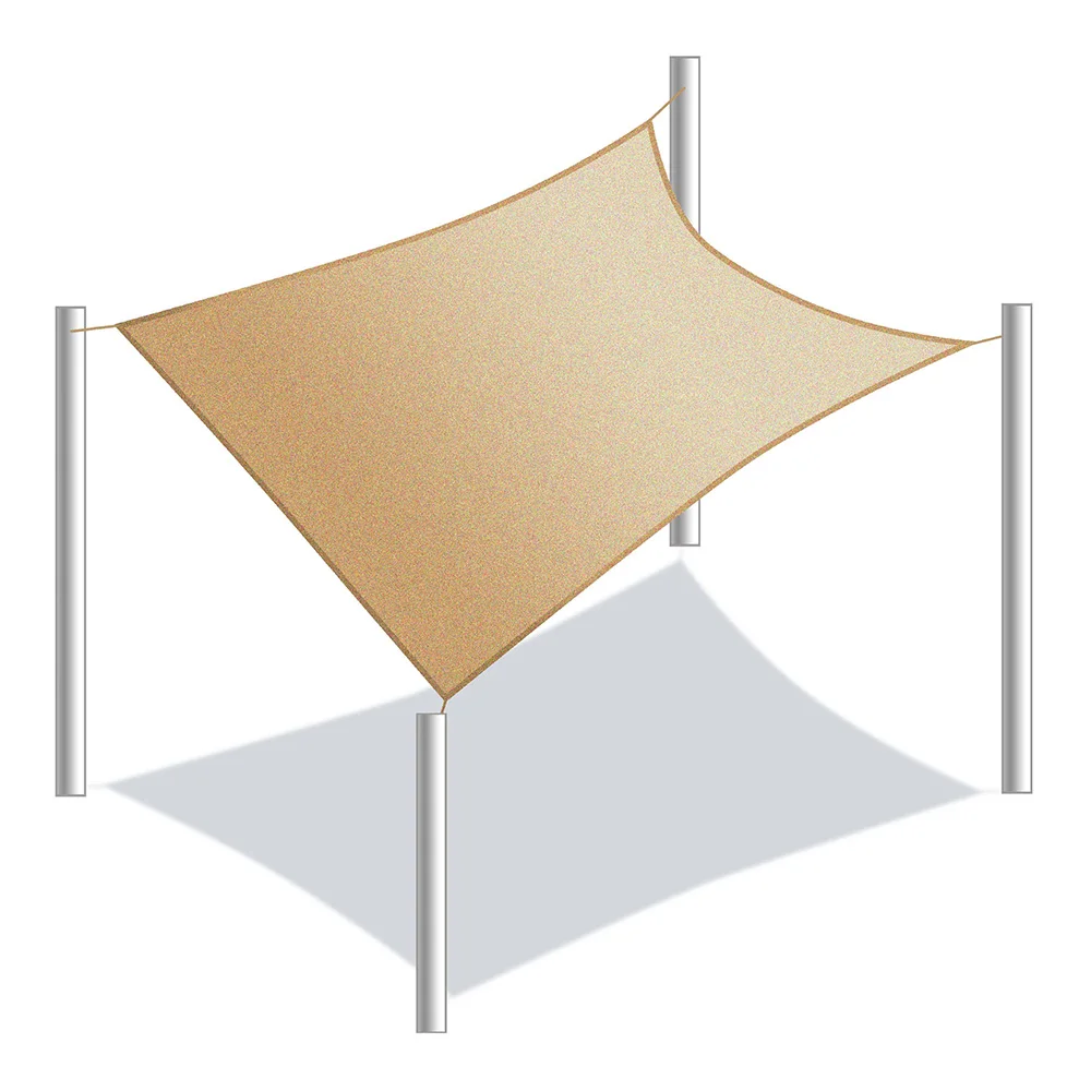 3*5m HDPE Sun Shade Sails 180gsm Patio Balcony Sun Shade  Awnings