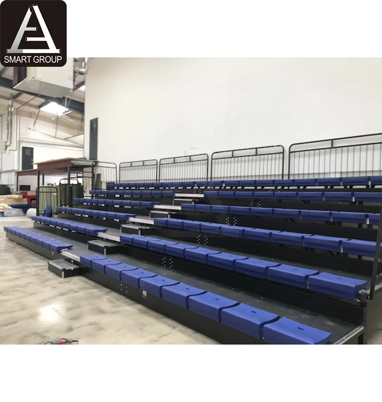 116 seats UK Customized stadium indoor basketball bleachers high quality retractable bleachers