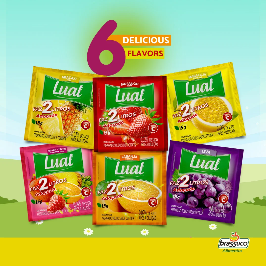 Soft Drink Fruit Flavor Juice Grape Juice Drink Strawberry Drinking Beverage Lual Juice Powder for Sale