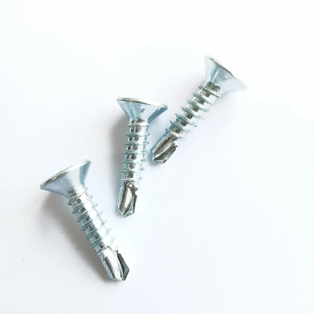 countersunk head self drilling screws C1022 zinc plated direct factory price hot sale in China