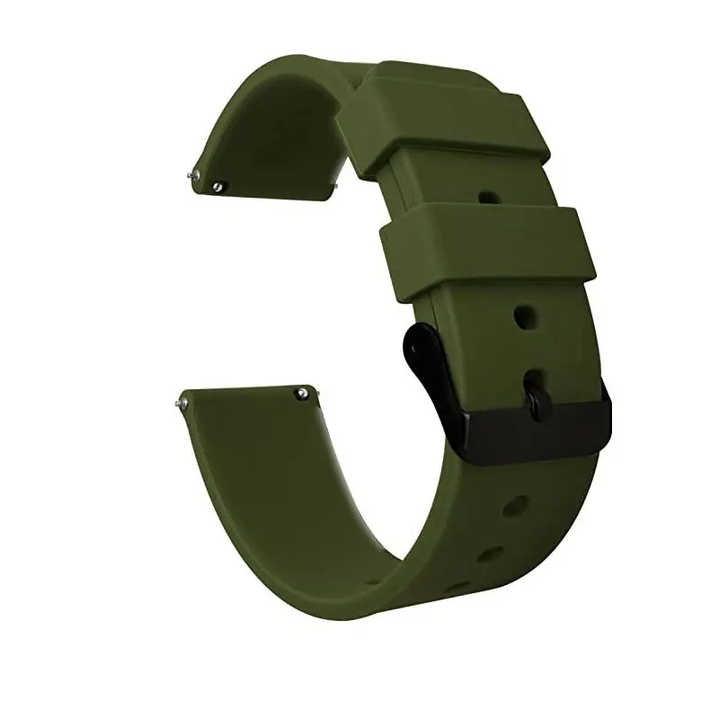 Domestic Length Can Be Customized Watchband Two Watchband Multi-color 22mm Silicon Rubber Watchband