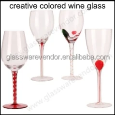 customcolored glassgoblet