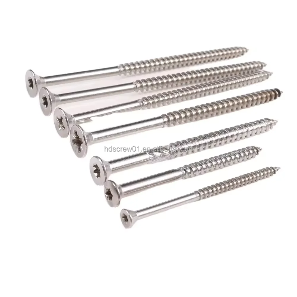 China factory DIN7982 Countersunk Head Chipboard Tapping Torx Screws for Wooden Construction