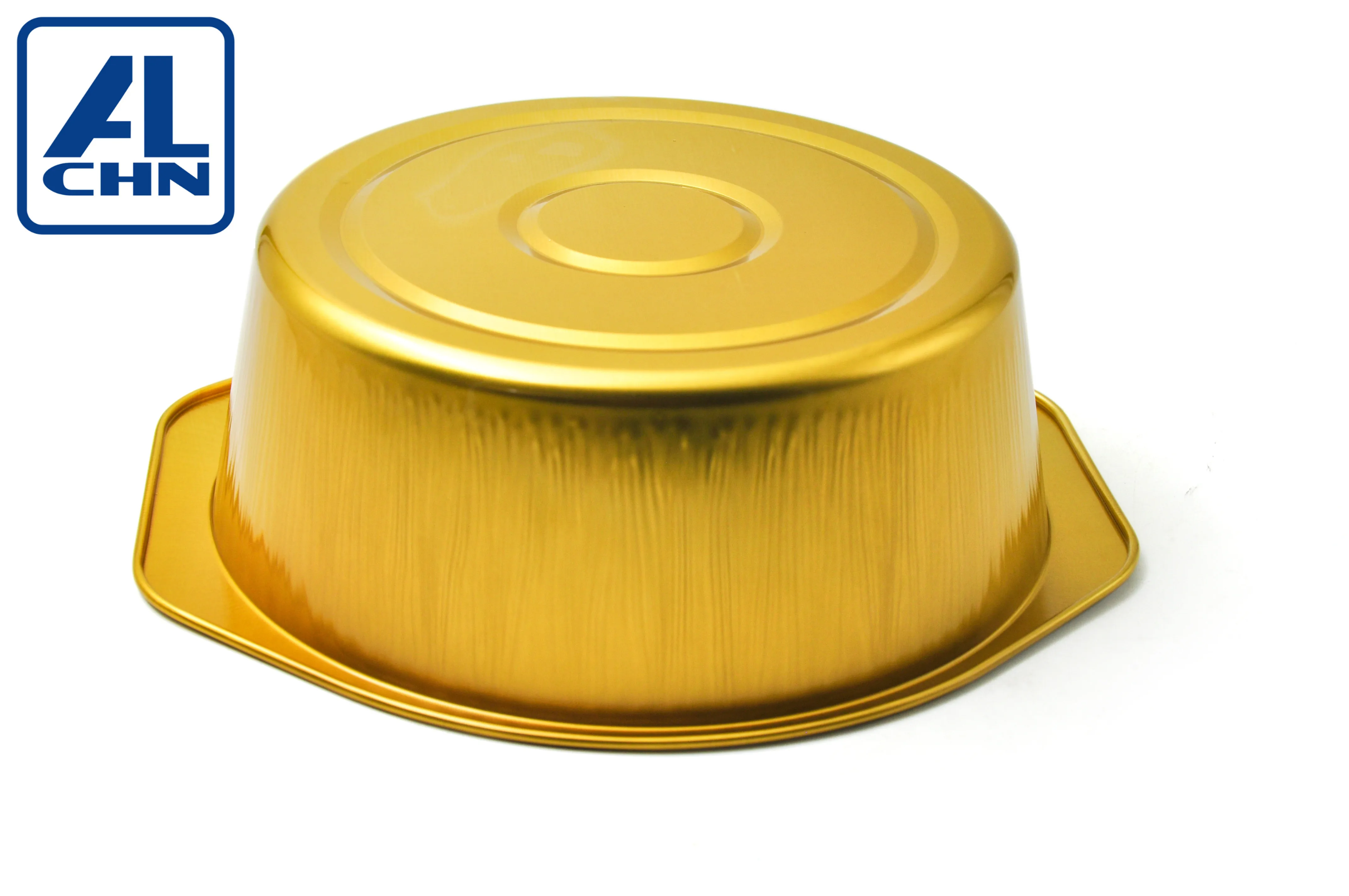 
ALCHN Heavy Duty Disposable Aluminum Round Foil Pans 100% Recyclable Food Storage Tray Container 