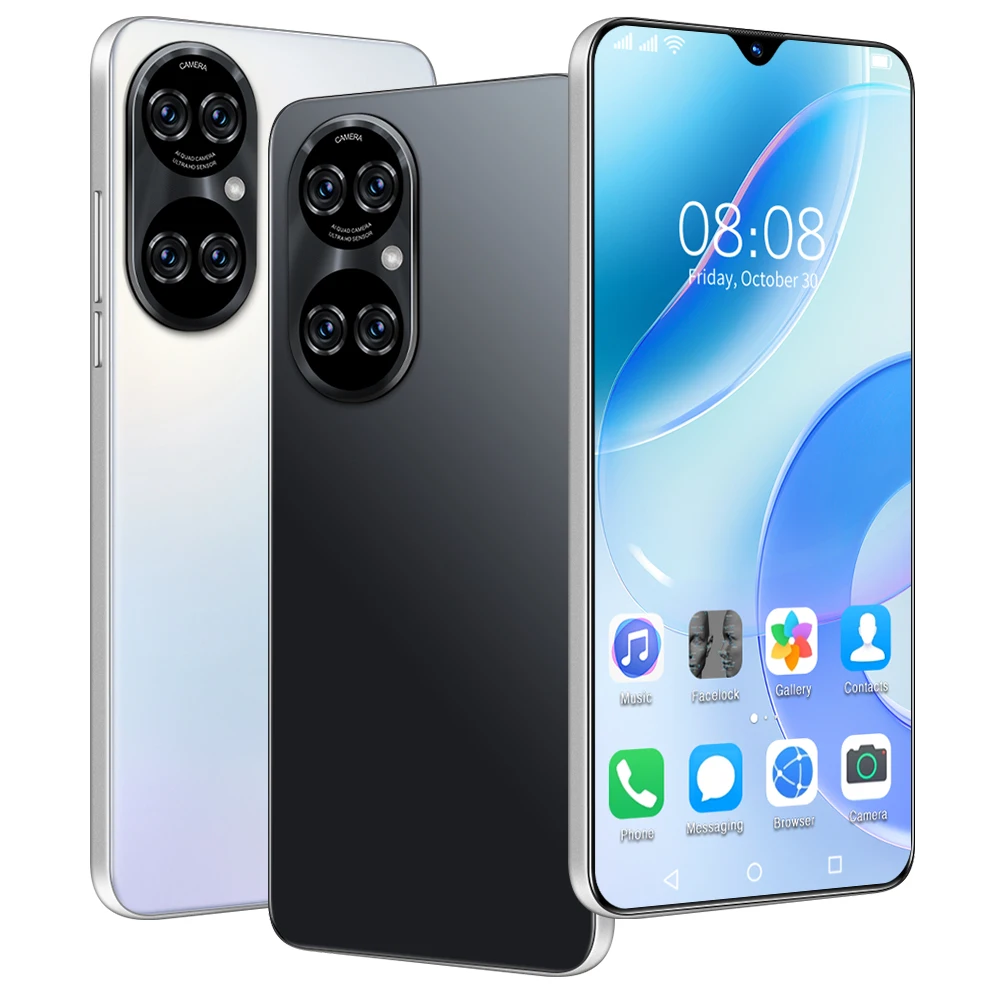 Cheap New Phone For Huawei P50Pro Cellphone 16GB 512GB HD Display Global version Smart phone Unlock Android 5G Mobile Phone