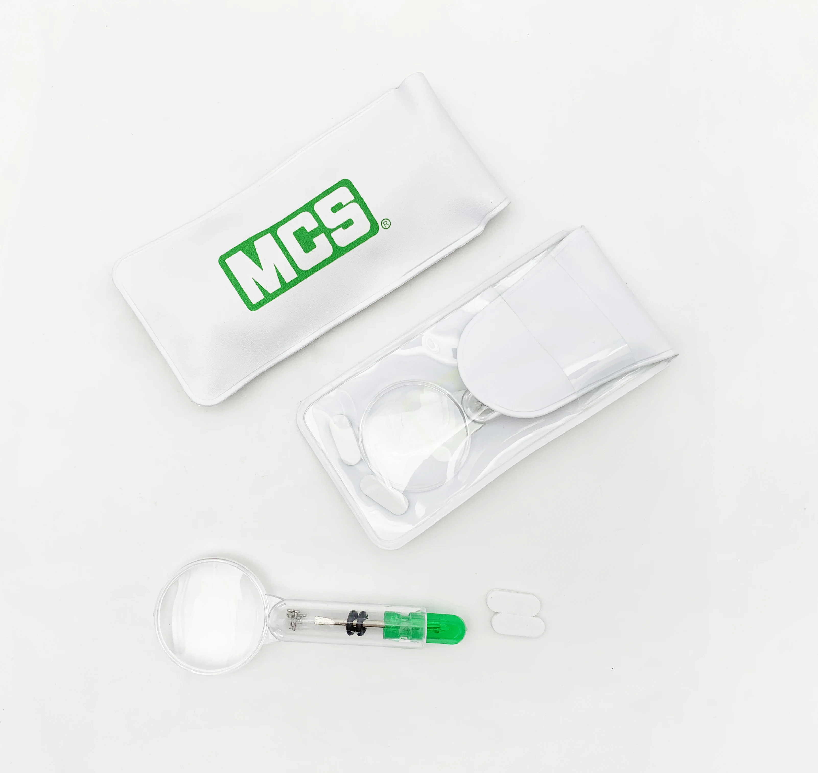 Glasses Clean Kit Eyeglasses Repair Care Kit with Cloth Screwdriver Mini Magnifying Glass