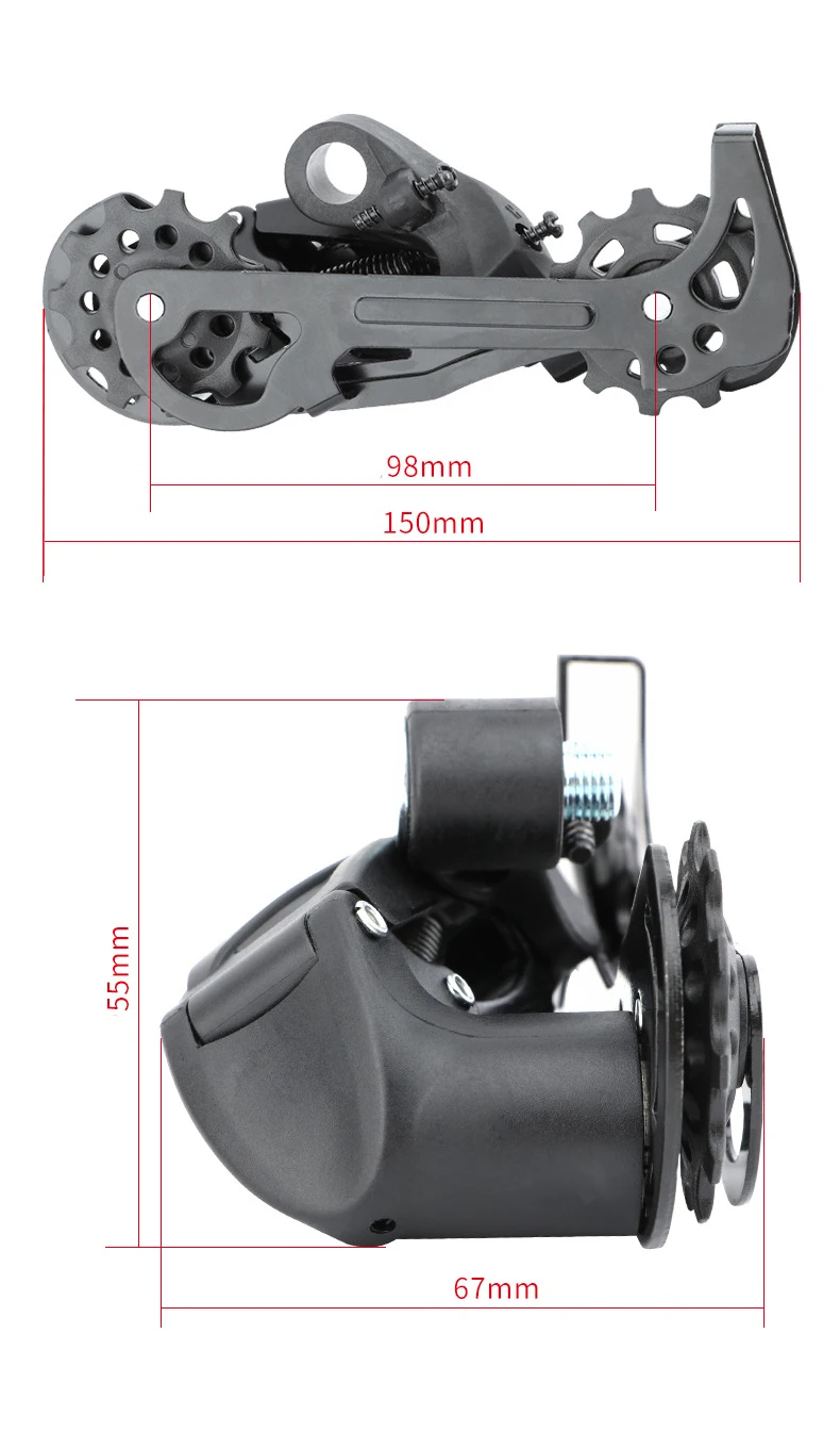microNEW Mountain Bike Rear shifter 7/8/9/10/11 Speed road bike rear derailleur Bicycle transmission