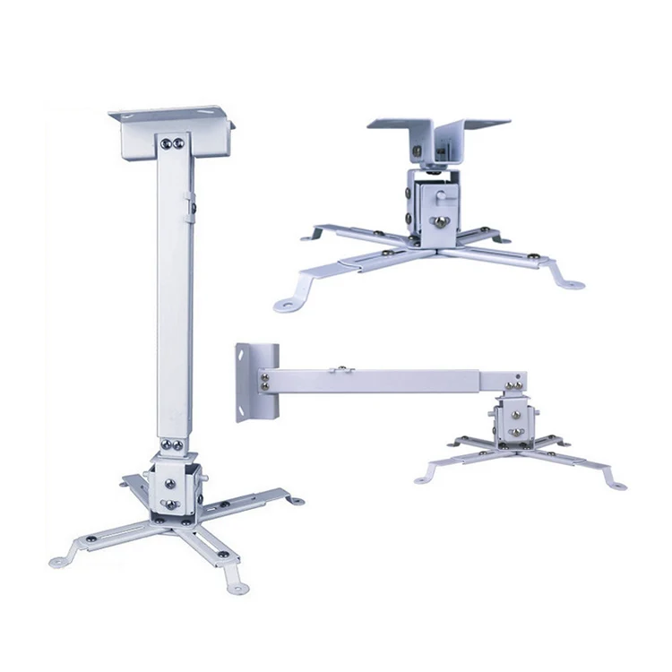 New Wall ceiling dual use Mount Full Motion Retractable Universal Projector Hanger Bracket Loading 5 kgs