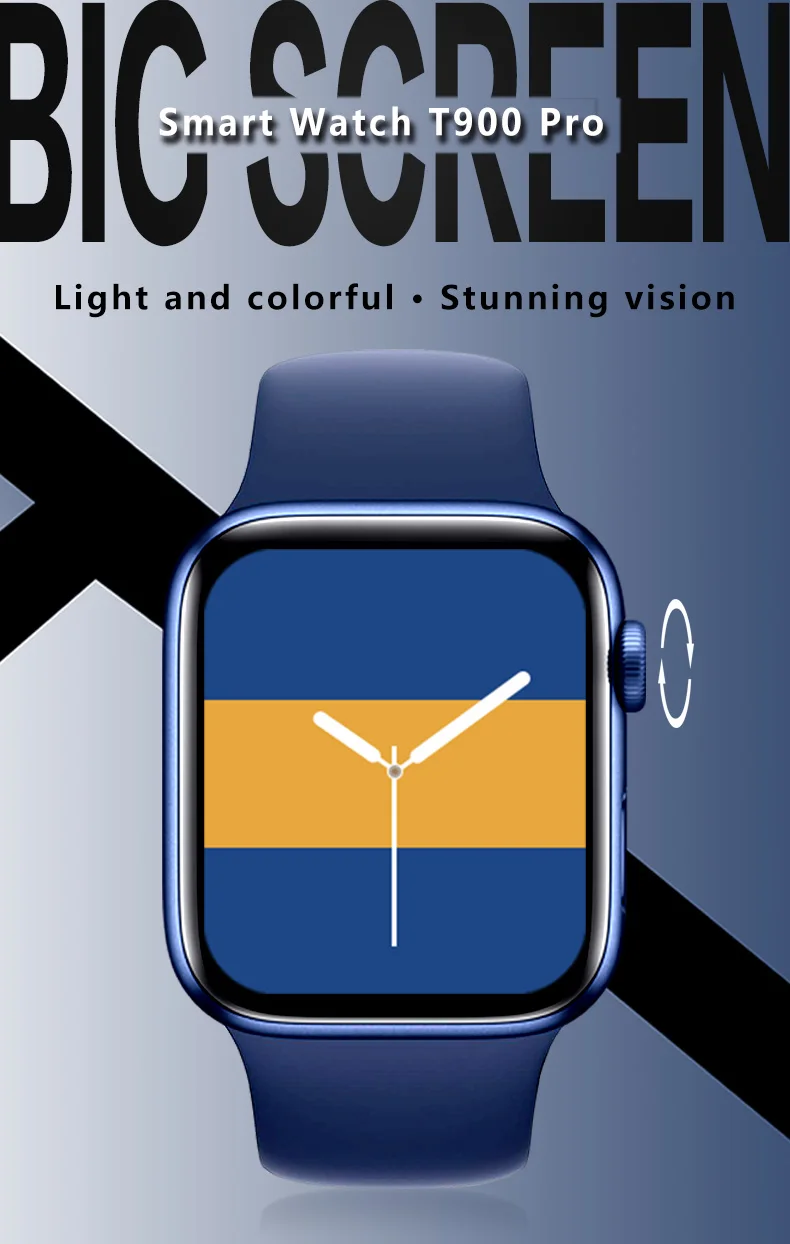 most popular smartwatch  1.75 inch full touch fitness  Ip67 waterproof watch 