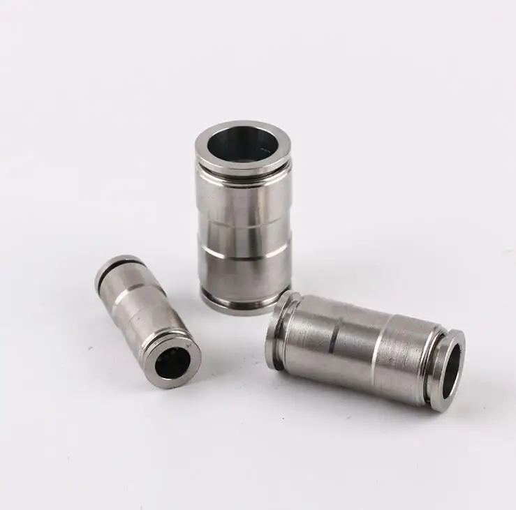 Pneumatic one touch union straight MPUCS quick connect stainless steel fitting