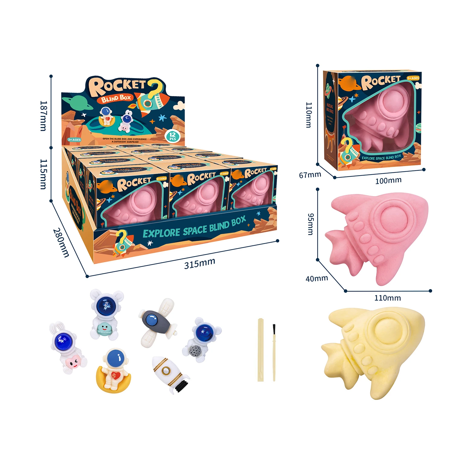 Educational Kids Toy, DIY Archaeological Excavations Toys