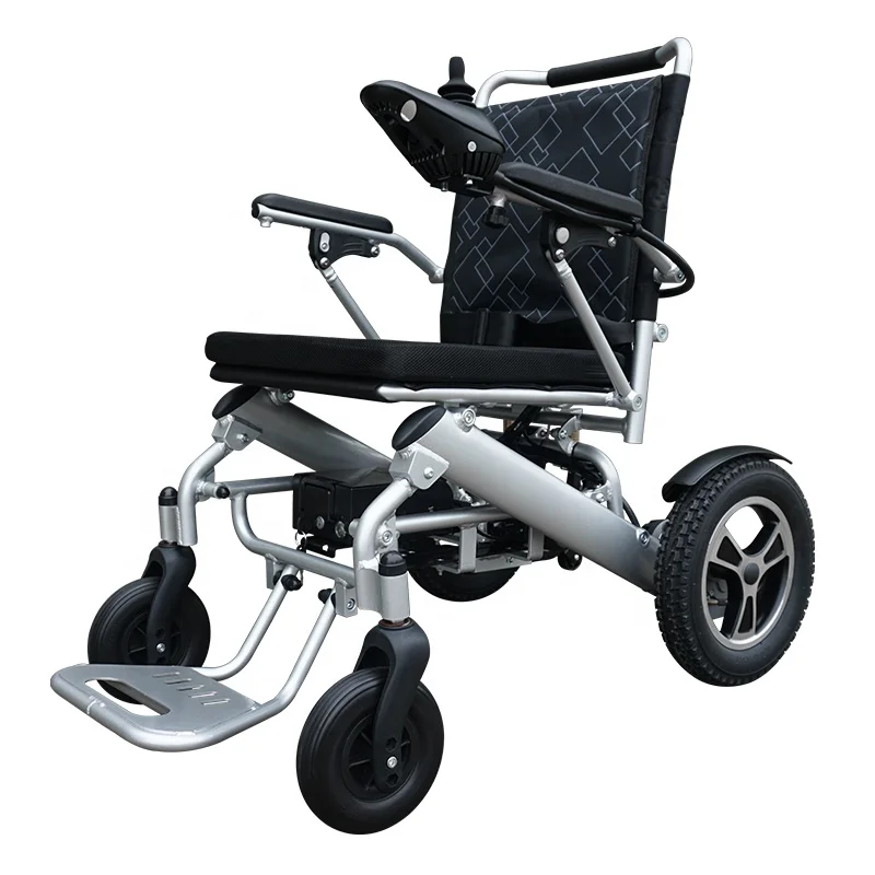 
Folding Portable Automatic Electric Motors Lightweight Wheelchair 