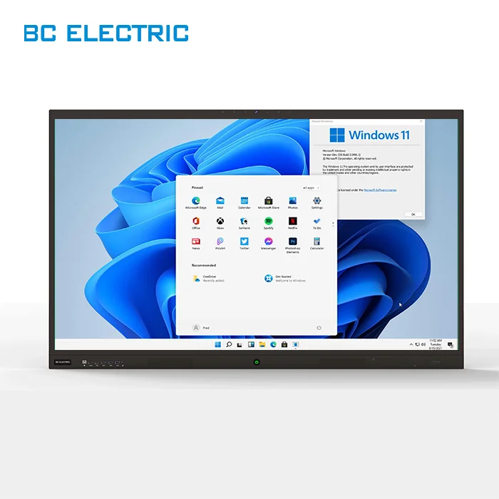 Custom high quality interactive whiteboard 65/75/86/98 inch interactive touch screen smart board Tv