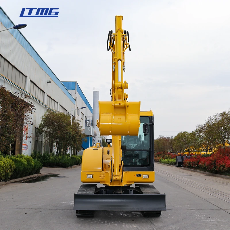 LTMG Hot sale excavatrice joystick control mini digger 6ton 8ton crawler excavator with air conditioner cabin