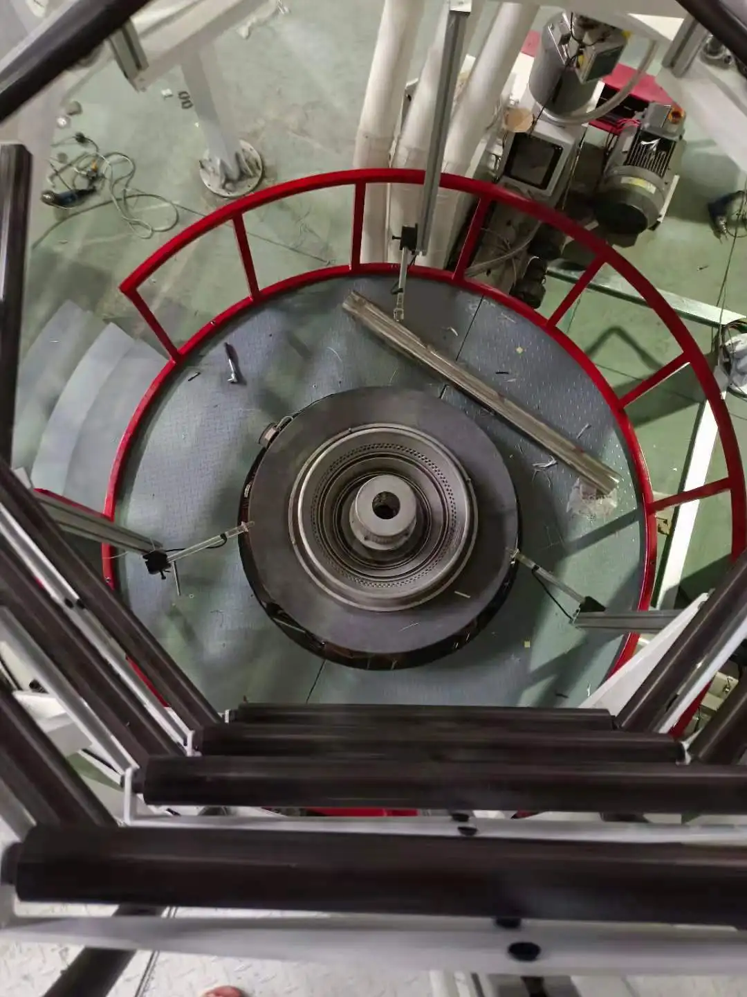 ABC 3 layers co-extrusion film blowing machine