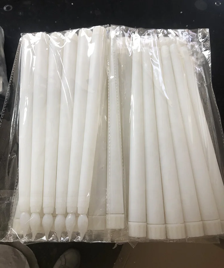 Plastic Electric LED Taper Candless Light for Wedding Crystal Candelabra Glass Candle Holder