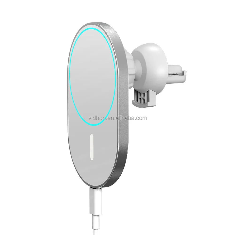 2023 Best Seller 15W Qi Magnetic Car Charger Phone Holder Charging For Car Mount Fast Wireless Charger