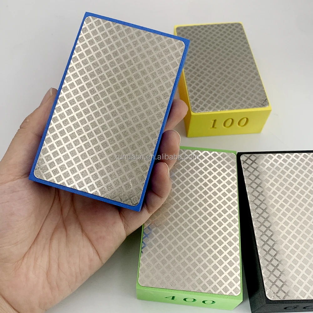 New product manual abrasive tools diamond hand dry polishing block sponge sanding block for marble granite