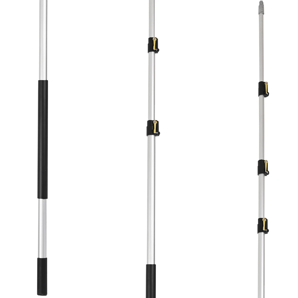 Factory Direct Sales 4-24FT Aluminum Telescopic Lightweight Window Cleaning Telescopic Cleaning Tool Pole Rod