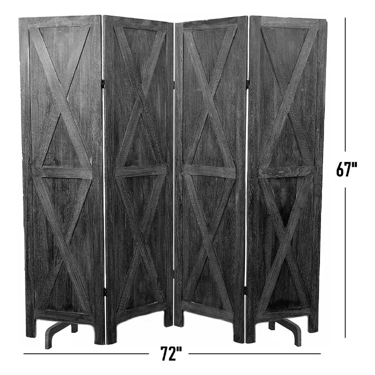 Premium Temporary Rustic Home Room Wall dividers and Folding Privacy Screens for Rooms