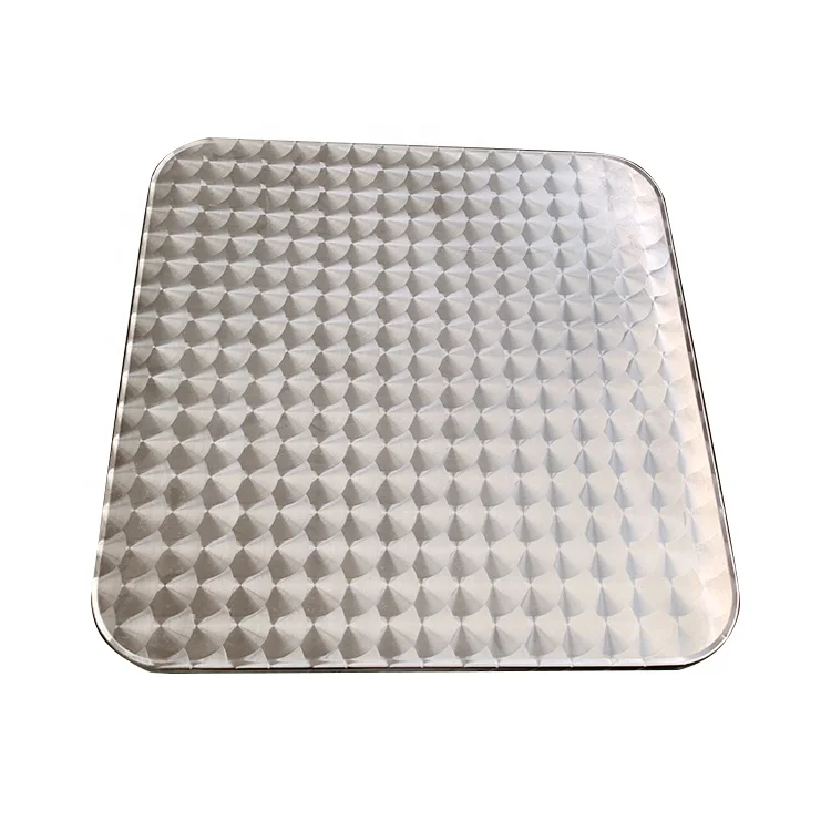 Wholesale Indoor outdoor minitype gathering restaurant furniture Aluminum stainless steel square dining table