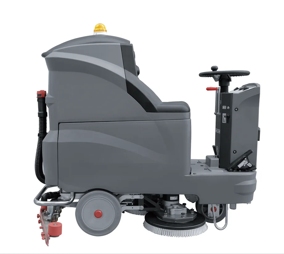 electric compact floor scrubber granite floor cleaning machine scrubber floor scrubbing machine