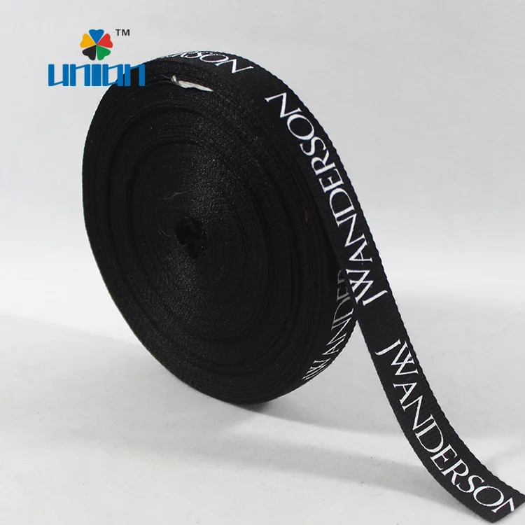 Custom printed cotton webbing twill tape