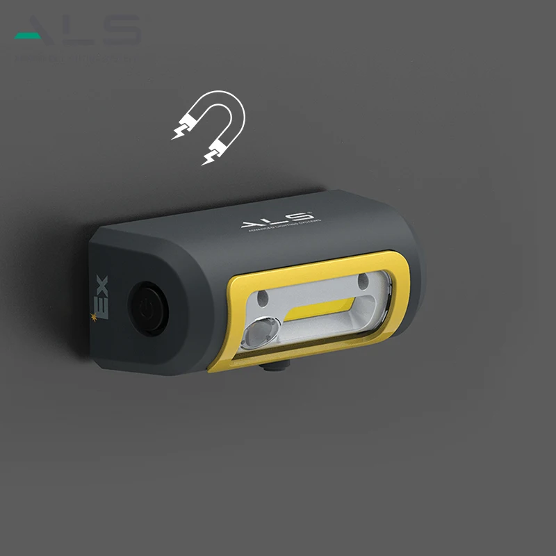 ALS 200lm Rechargeable Light Waterproof Headlight Explosion proof LED Headlamp