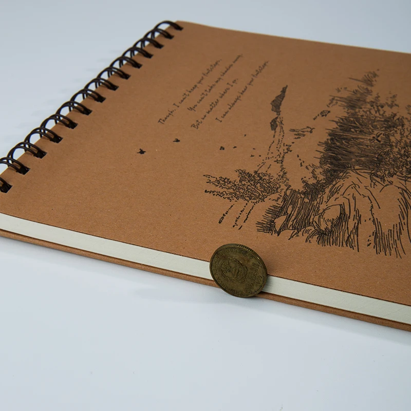 custom hardcover spiral  blacid freeank drawing book sideways strathmore 300 series bristol sketchbook