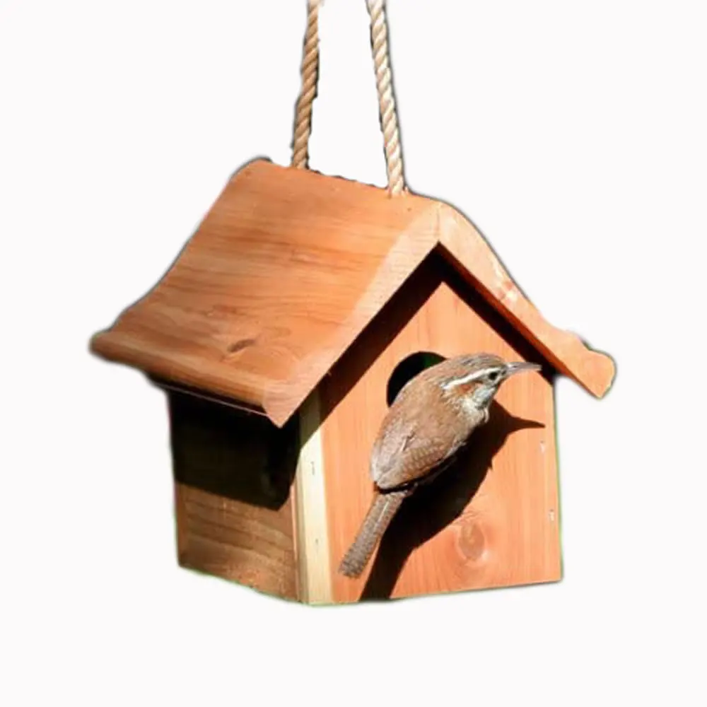 Creative wooden birdhouse country style outdoor birdcage mini retro birdhouse bird feeder