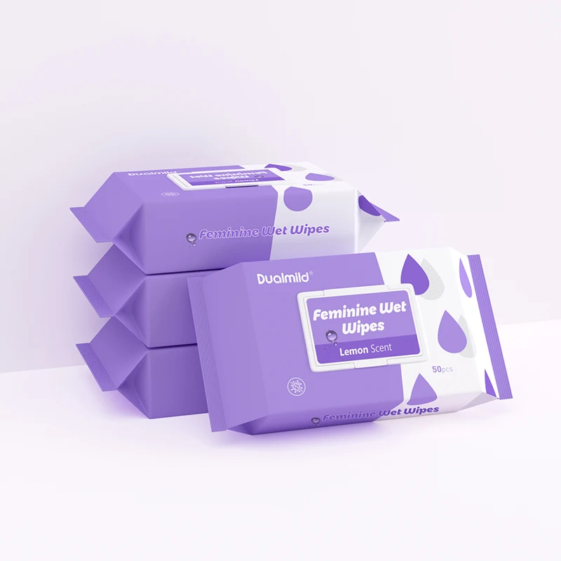 Extra Thick Feminine Hygiene Outdoor Wet Wipes for Woman