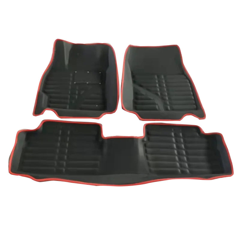 Car Floor Mats Liner Front & Rear carpet Mat Top Grade Hot Sales Auto Accessory Decorative Universal PVC Plush Car Floor Mat