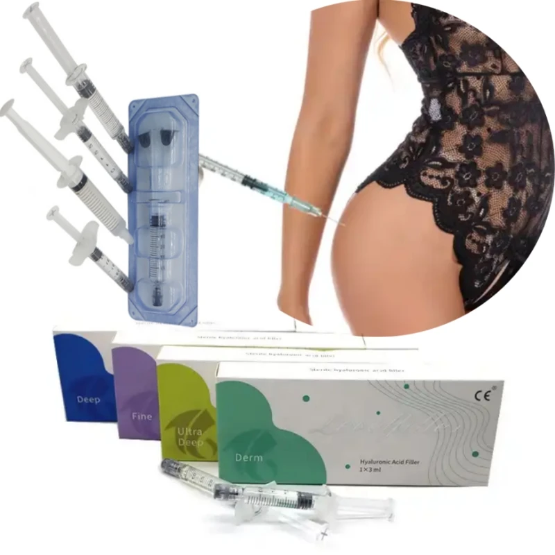 Breast Enlargementultra Dermal Filler Body Filler Boob Lip Buttocks Cross-linked Butt injection hyaluroic acid gel