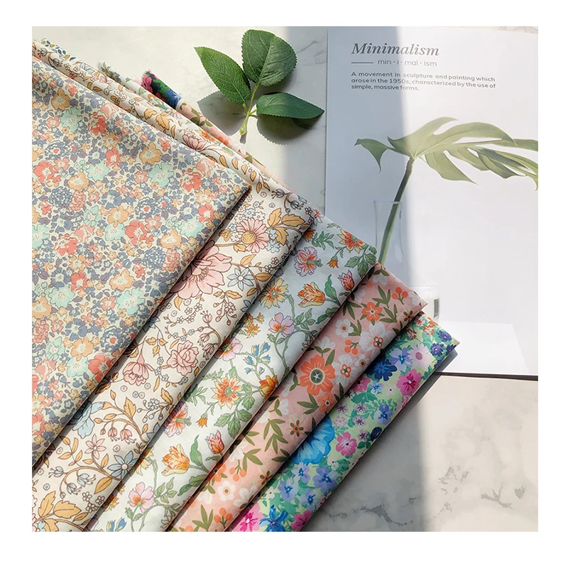 Newly designed cotton custom digital printing clothing fabric