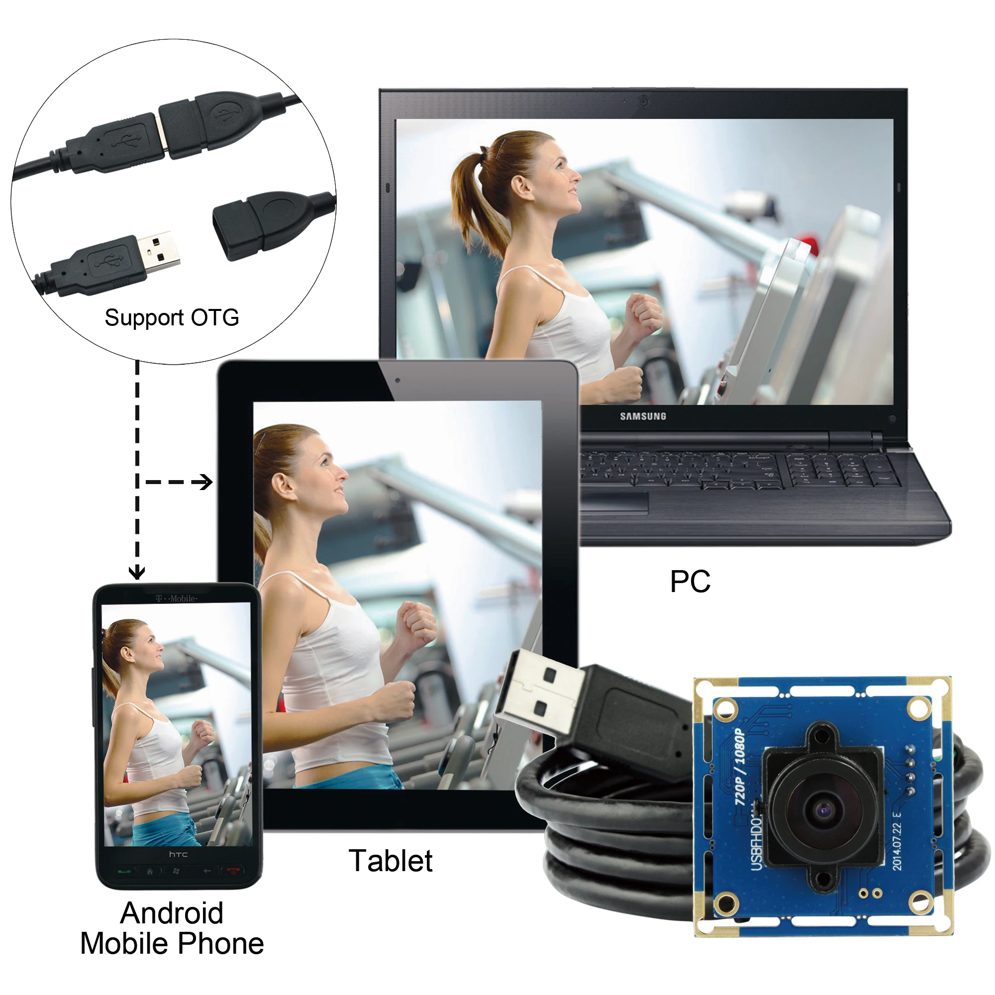 ELP 1080P High Speed 30fps 60fps 120fps 2MP Web Cam M12 Lens OV2710 Mini USB Camera Module For ATM, Robotics, Attendance Machine