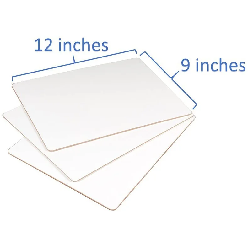 School Kids non magnetic double side dry erase lapboard