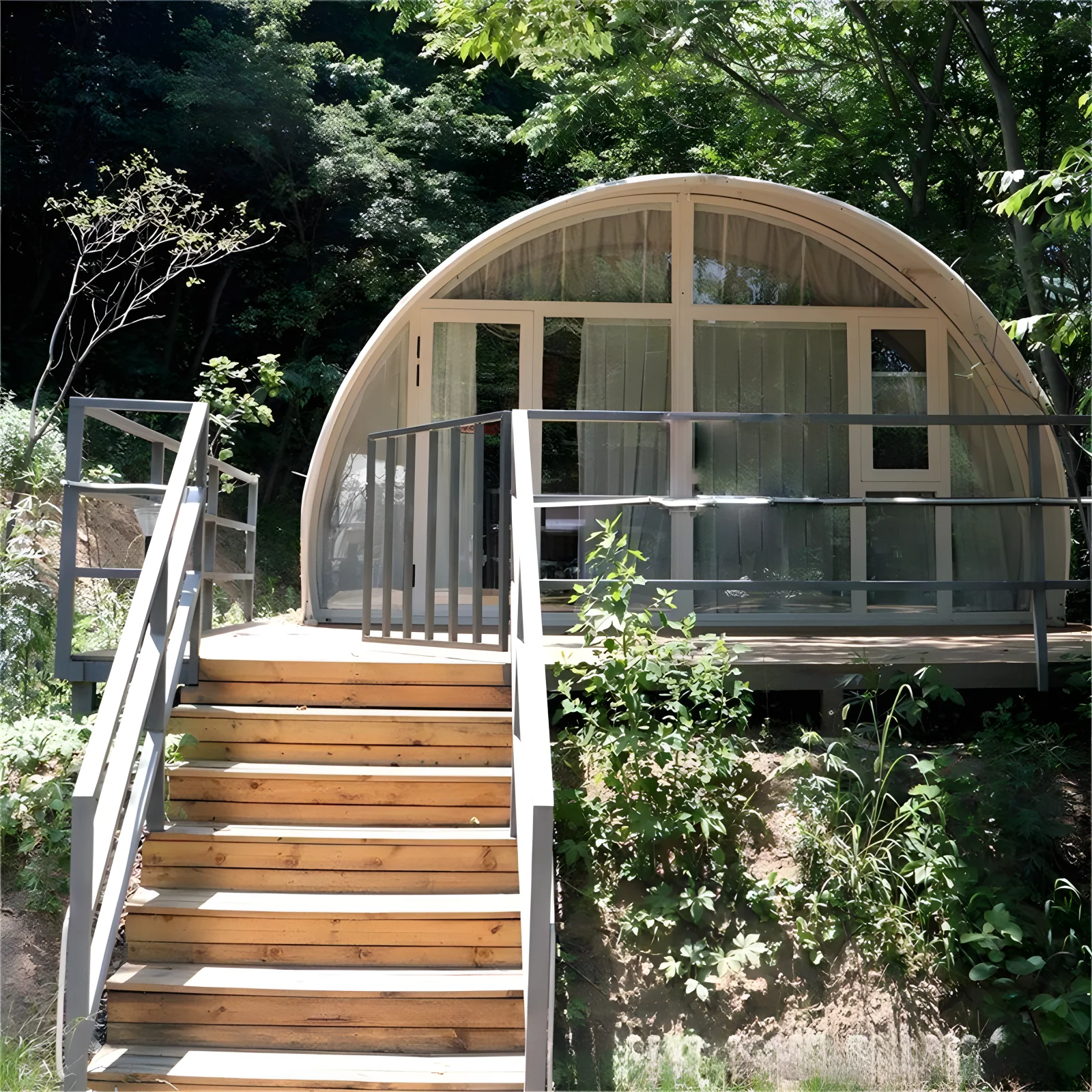 Factory Tent Dome Steel Tube Structure Shell Tent Bionic Sailboat Shell Hotel Accommodation Tent