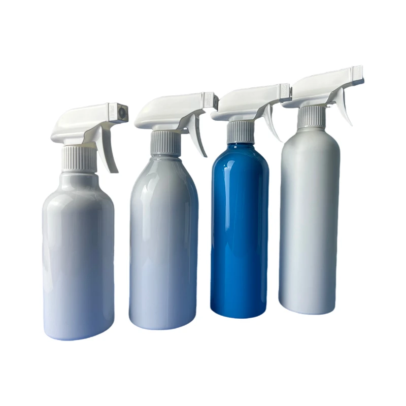 customized 500ml RPET cleaning spray bottle GRS certification alcohol disinfection watering can garden watering Flower spray pot