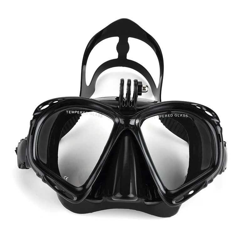 Diving  mask tempered glasses PC frame with strong density scuba diving goggles