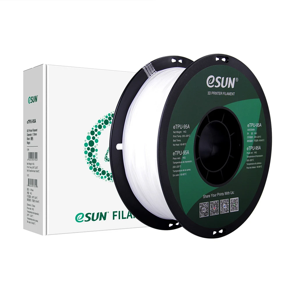 ESUN eTPU-95A TPU Филамент для 3D принтеры нити 1 75 мм кг супер