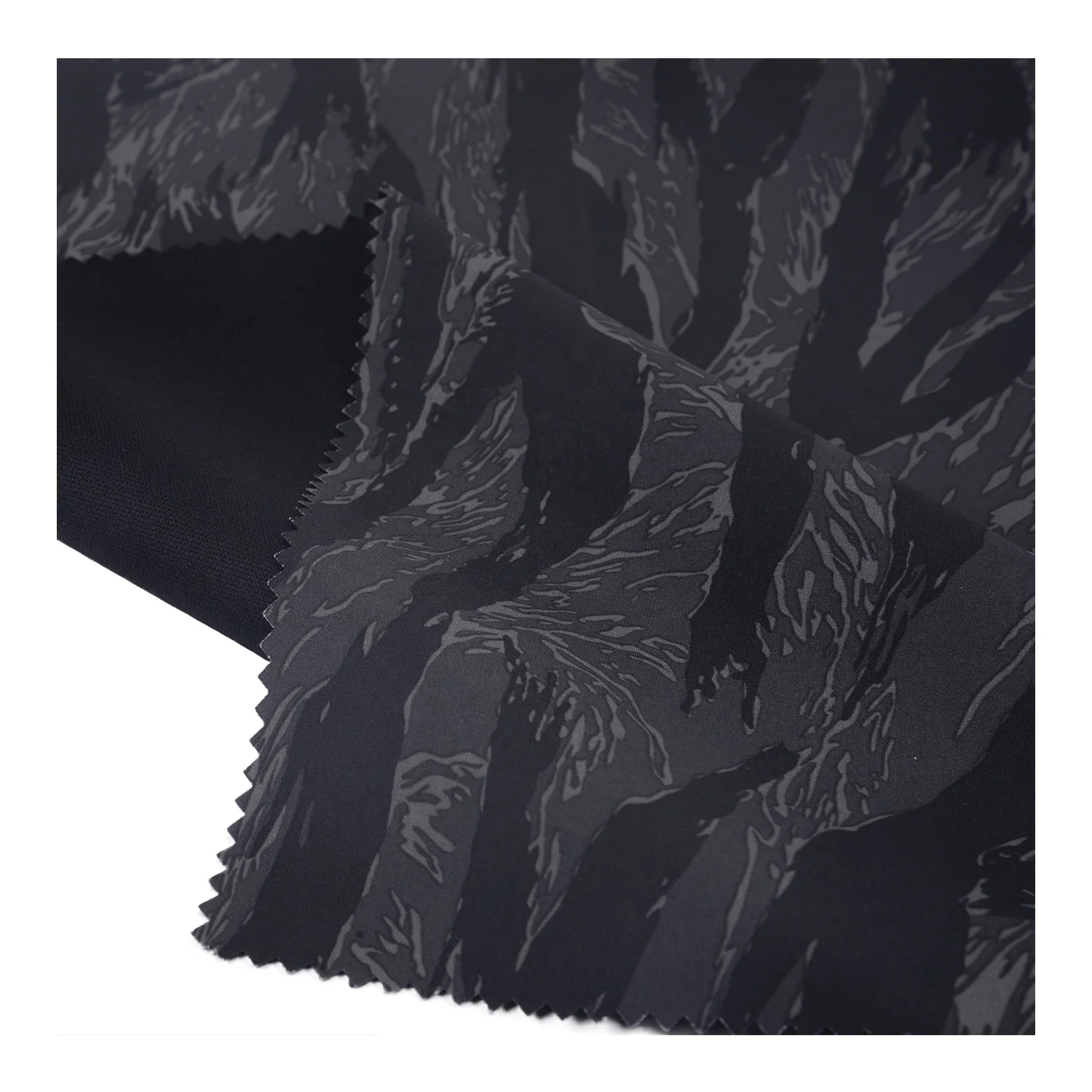 240T 185GSM Camouflage 100% Polyester Fiber Printed Softshell Fabric Waterproof