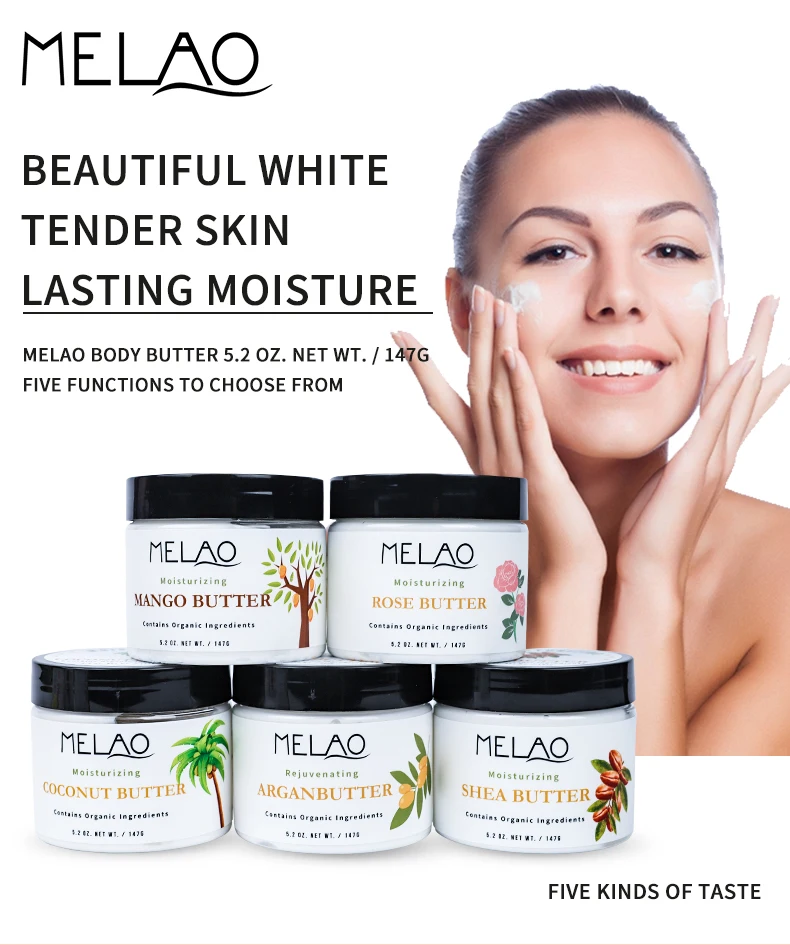 OEM wholesale custom natural organic rose mango shea butter whitening moisturizing skin body butter scrub