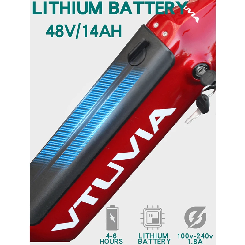 Germany DE Warehouse Stock 250W 750w 36V 48v Lithium Battery Folding Fat Tire Rear Hub Motor Electric City Road Bike Ebike